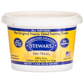 Stewart Pro (Option: Treat 100% Freeze Dried Chicken Liver for Dogs  1.5 oz)