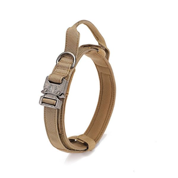 Tactical Dog Collar Military Dog Collar Adjustable Nylon Dog Collar Heavy Duty Metal Buckle with Handle for Dog Training Tactical Dog Collar Military Dog Collar Adjustable Nylon Dog Collar Heavy Duty Metal Buckle with Handle for Dog Training